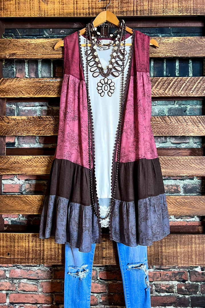 IT ALL BEGINS WITH LOVE BRICK & MULTI-COLOR VEST