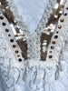 6-20 SIZE - LACE WHITE DRESS COVER UP TUNIC ---------SALE