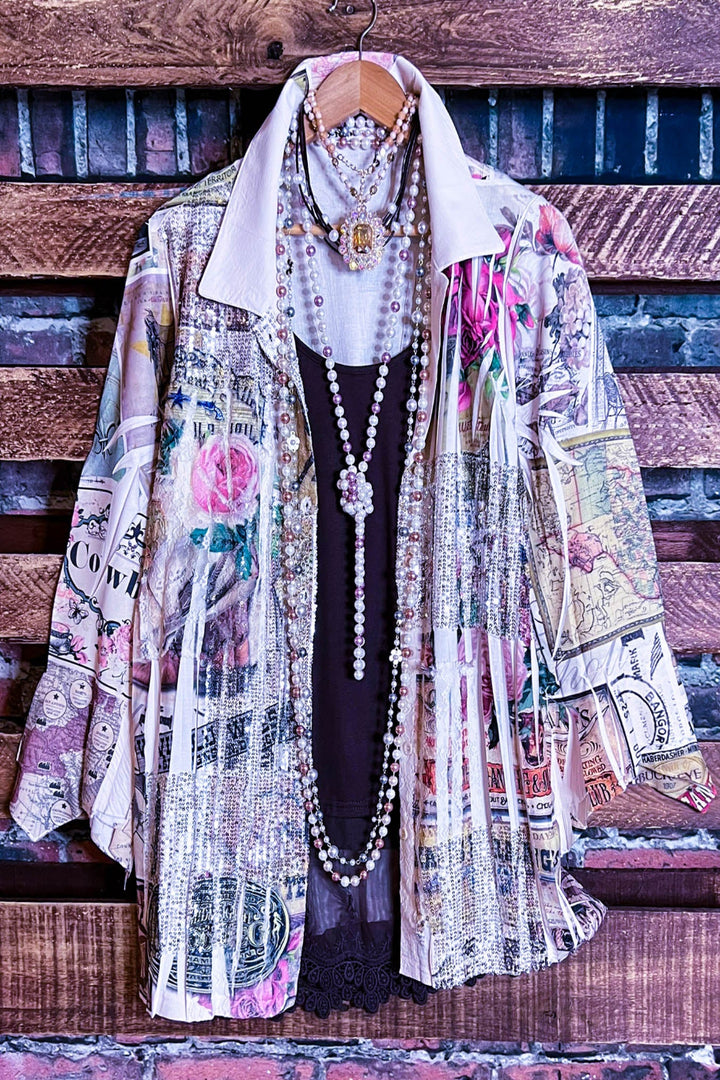 Always Stunning Delicate Sparkle Sequin Multicolor Fab Blouse