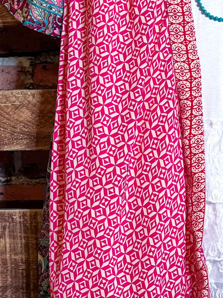 BON VOYAGE LIGHTWEIGHT KIMONO DUSTER MULTI-COLOR