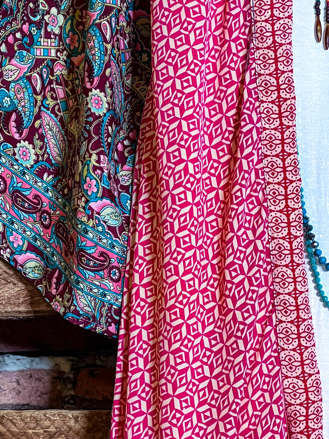 BON VOYAGE LIGHTWEIGHT KIMONO DUSTER MULTI-COLOR