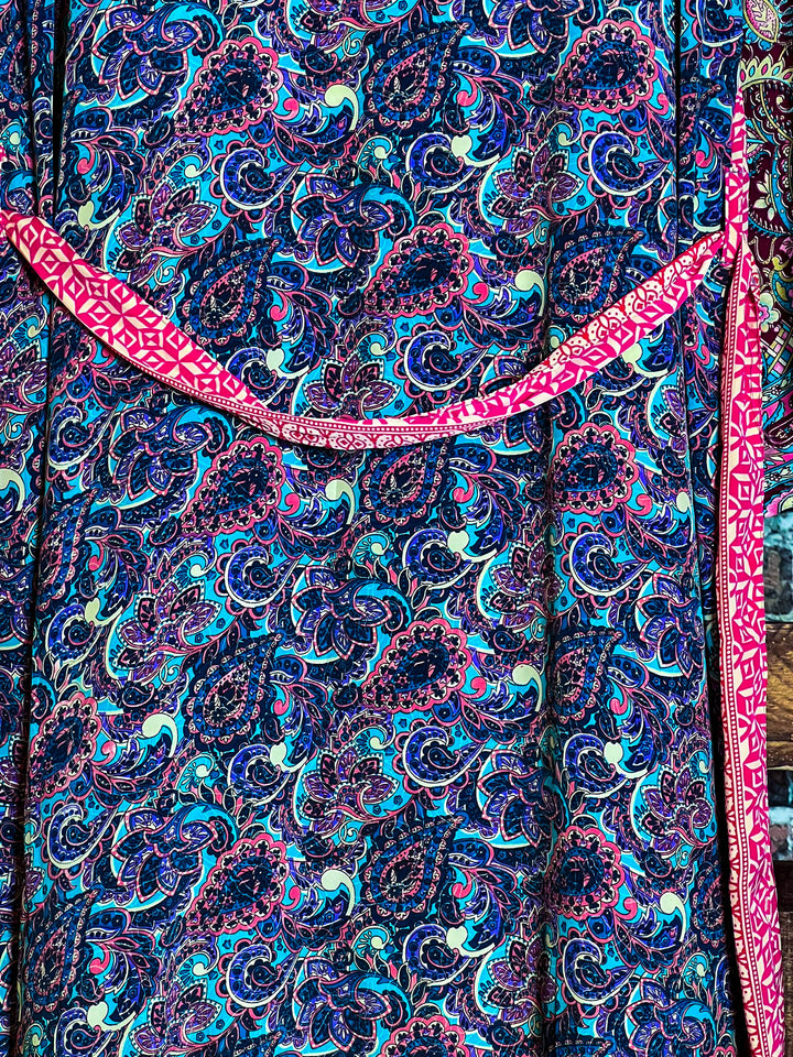 BON VOYAGE LIGHTWEIGHT KIMONO DUSTER MULTI-COLOR