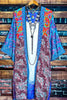 RADIANT CHARM LIGHTWEIGHT KIMONO DUSTER MULTI-COLOR