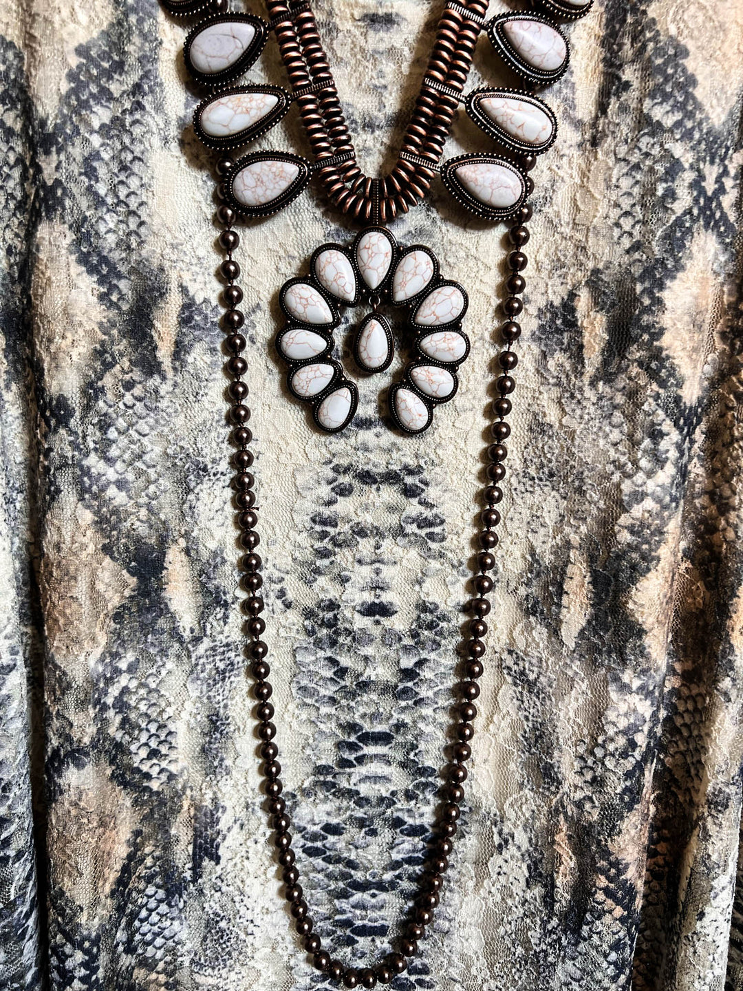 FAB CHARM STYLISH DRESS TUNIC LACE ANIMAL PRINT