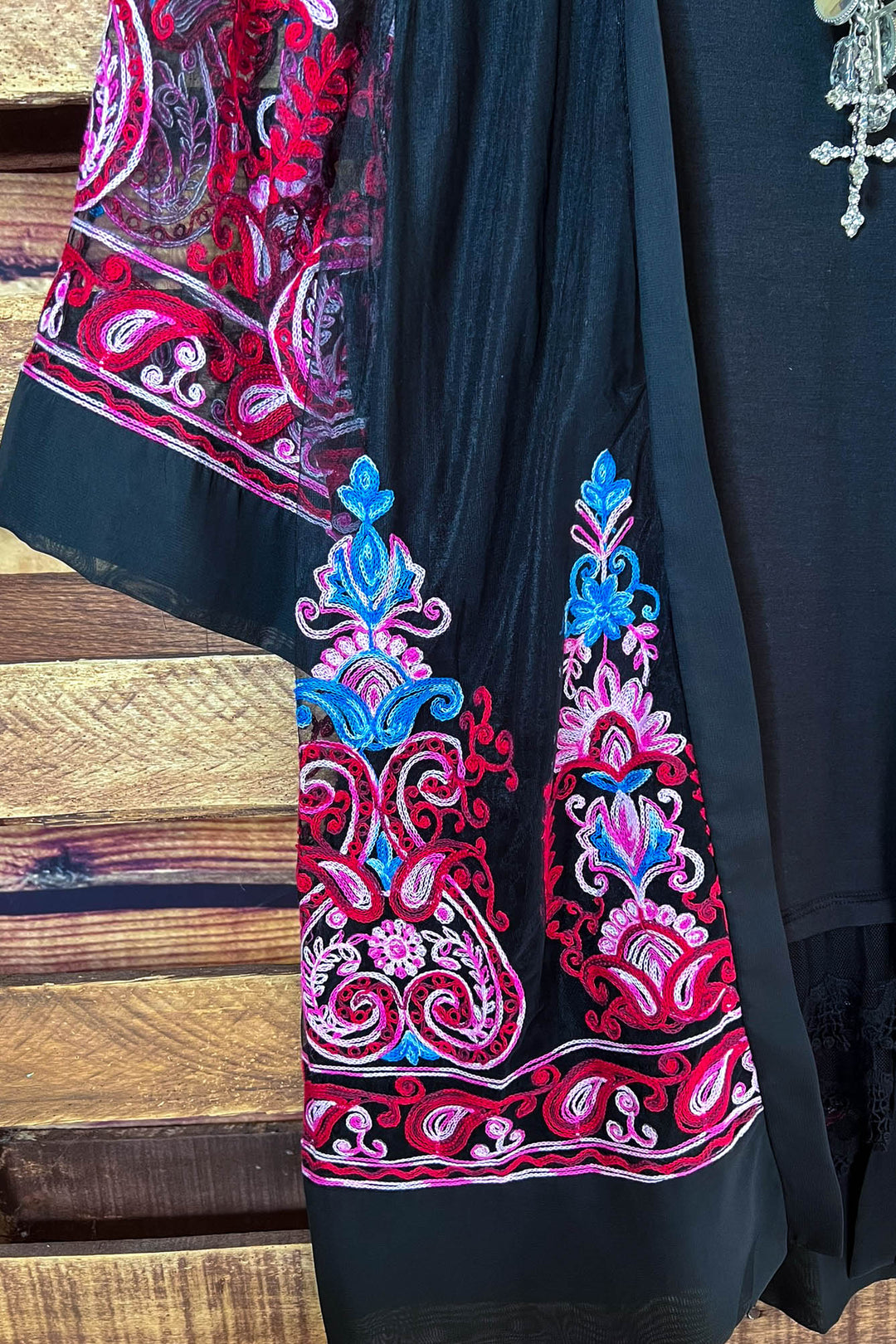 An Absolute Treasure Embellished Duster Kimono