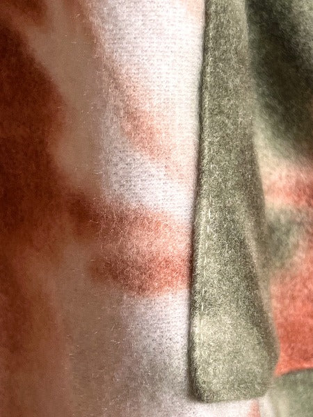 TAKE IT EASY TIE DYE LONG SWEATER TUNIC 4X 5X 6X IN OLIVE & RUST