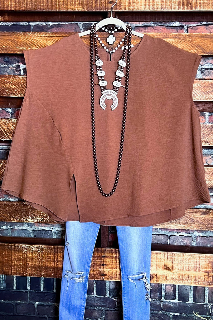 Ready for The Day in Brown Top