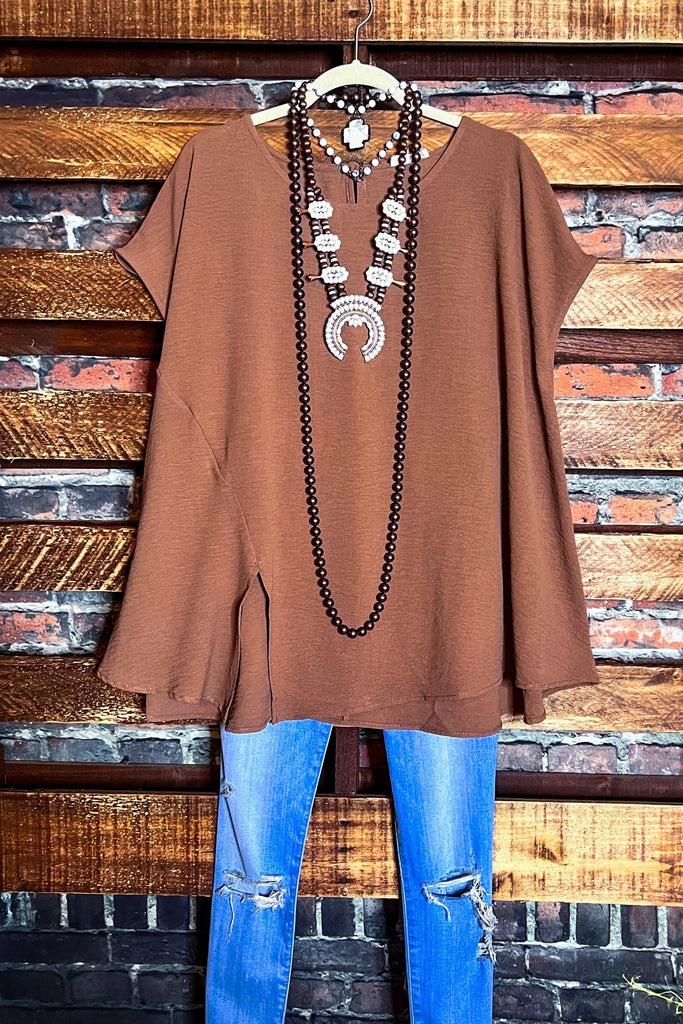 Ready for The Day in Brown Top