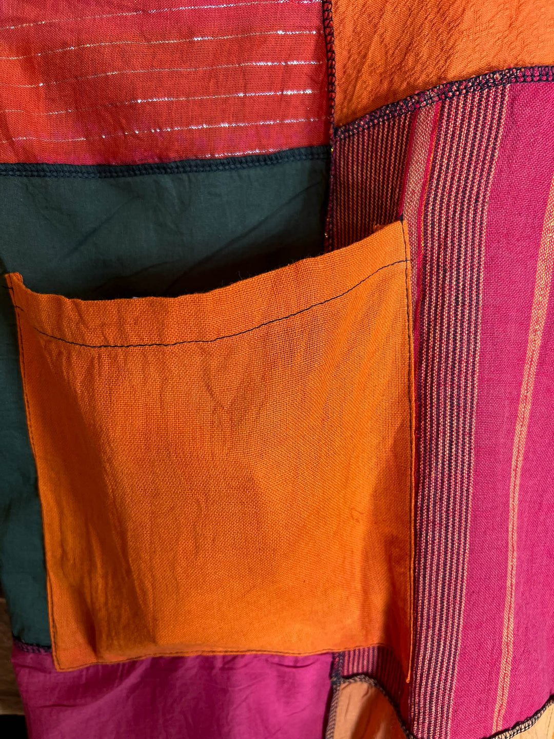 The Power of Joy Boho Patchwork Kimono Multi-Color