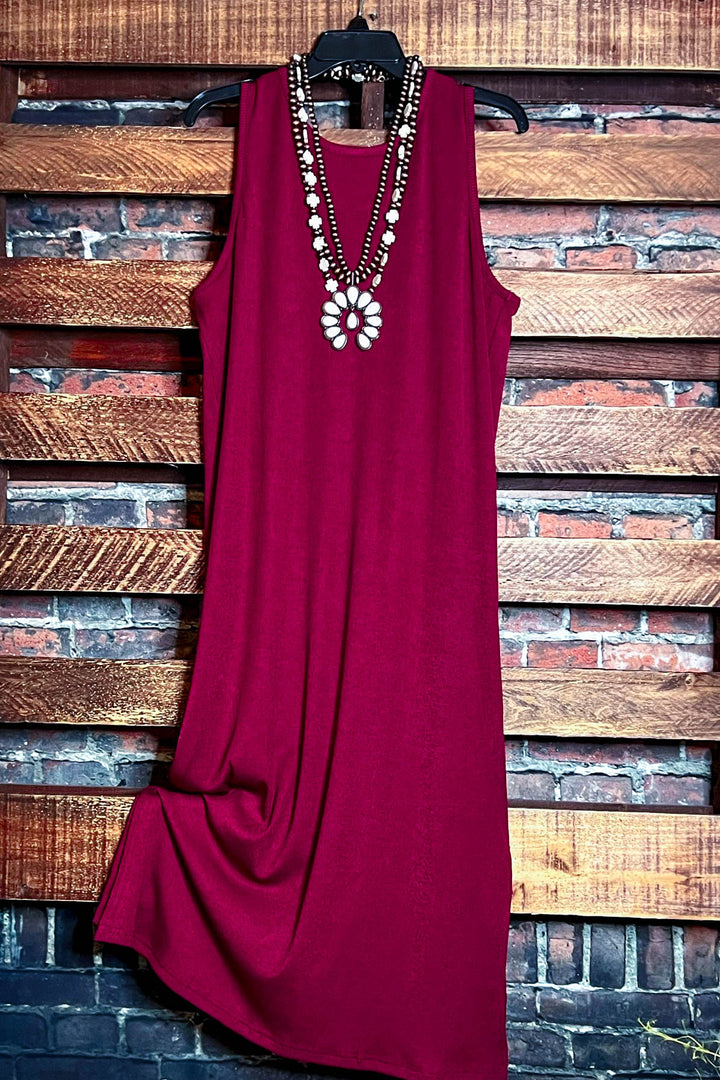 Endless Possibilities Wine Maxi Dress