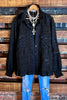 ANY EVENT STUNNING BLACK LACE SHIRT JACKET