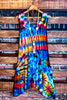 CREATIVE DREAMER TIE DYE DRESS IN MULTI-COLOR