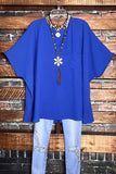 SIMPLY PERFECT BLUE TUNIC