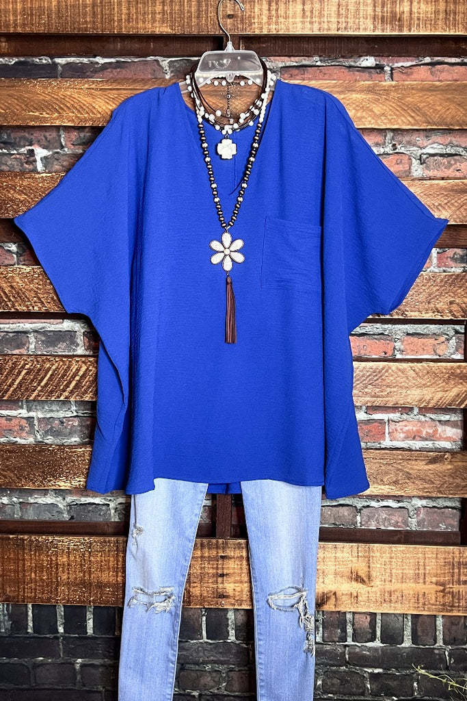 SIMPLY PERFECT BLUE TUNIC