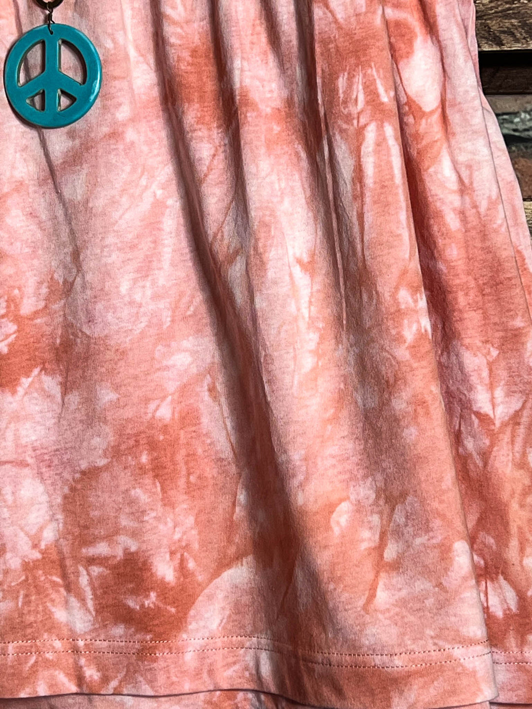 16-26 SIZE -100% Cotton Oversized Babydoll Tunic Coral--------Sale