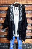 Something Magical Fab Lace Cardigan in Black