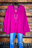 14-18 - 100% COTTON SHABBY TUNIC IN DRAGON FRUIT