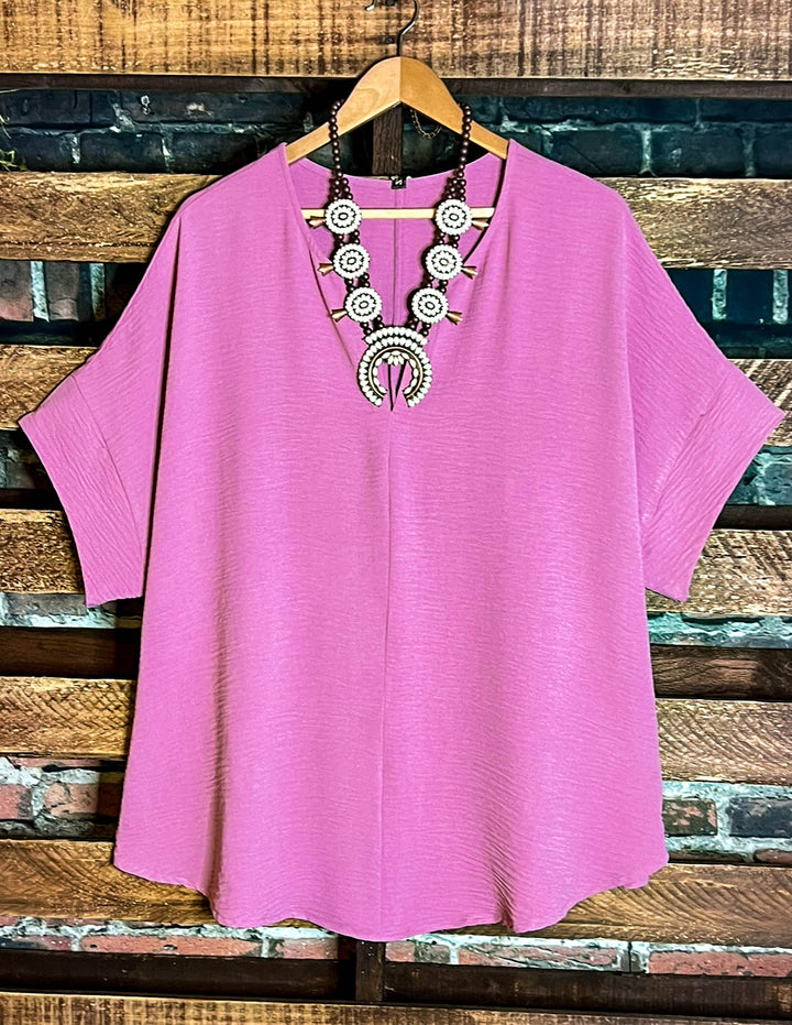 CITY CLASSIC PERFECT LIGHT ROSE OVERSIZED TUNIC