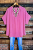 CITY CLASSIC PERFECT LIGHT ROSE OVERSIZED TUNIC