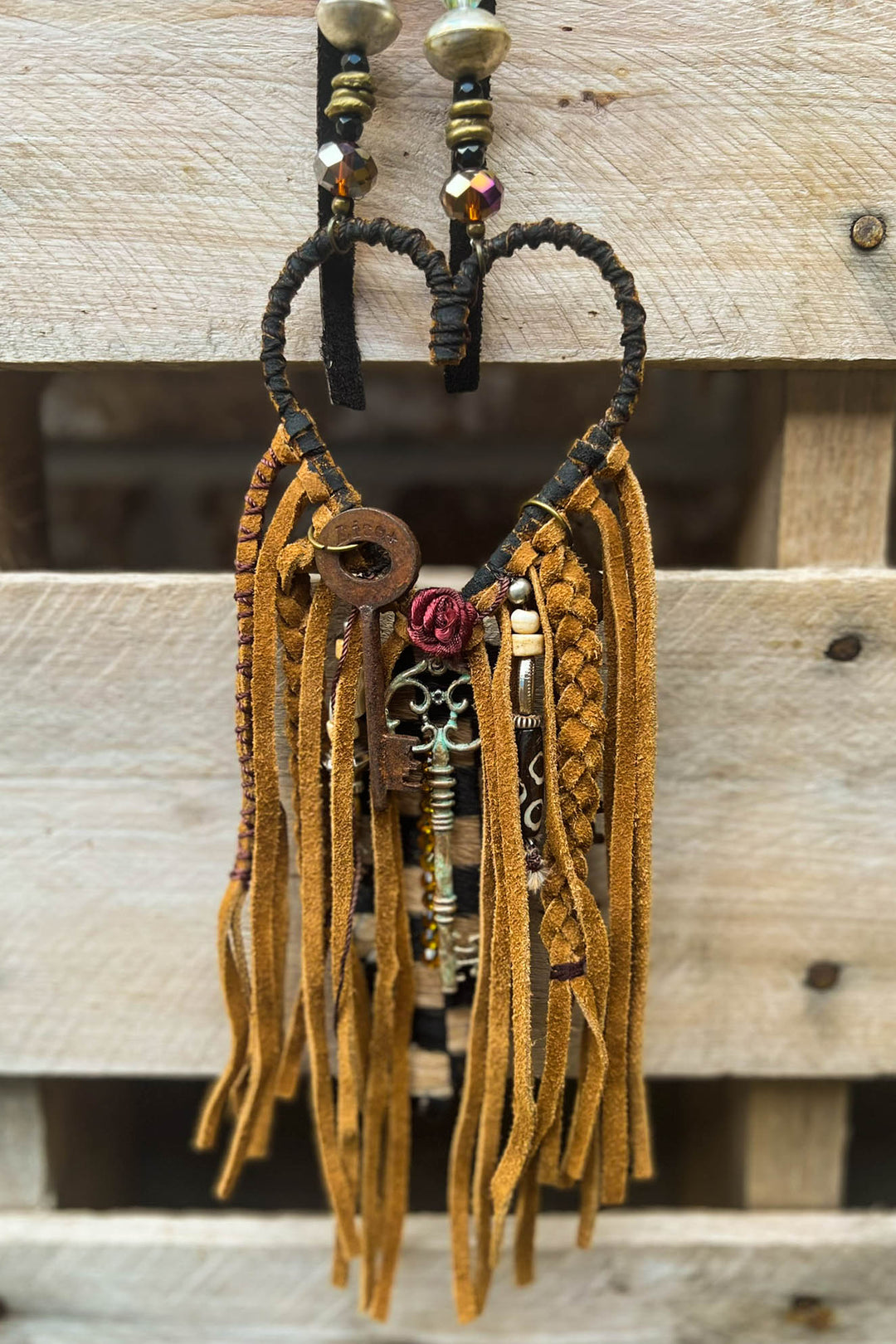 Follow Your Heart Rustic Necklace
