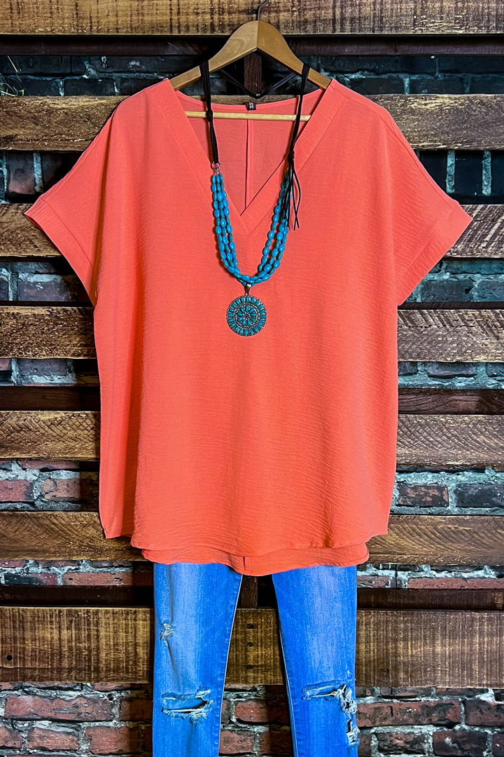 SIMPLY PERFECT EVERYDAY TOP IN JOY CORAL