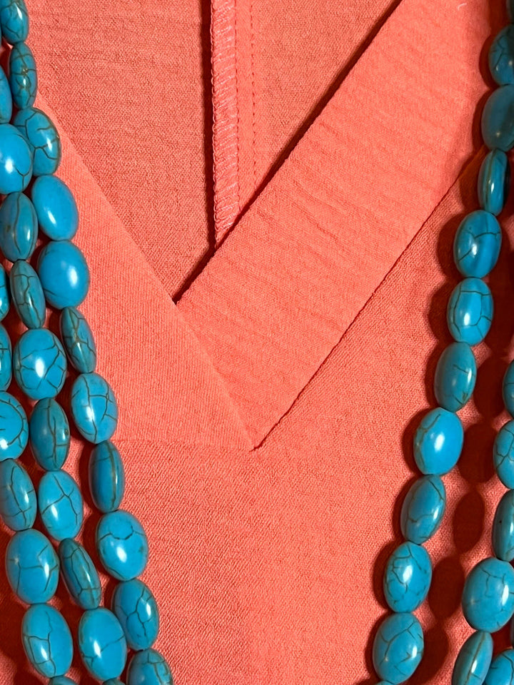 SIMPLY PERFECT EVERYDAY TOP IN JOY CORAL