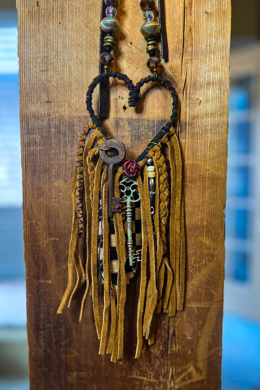 Follow Your Heart Rustic Necklace