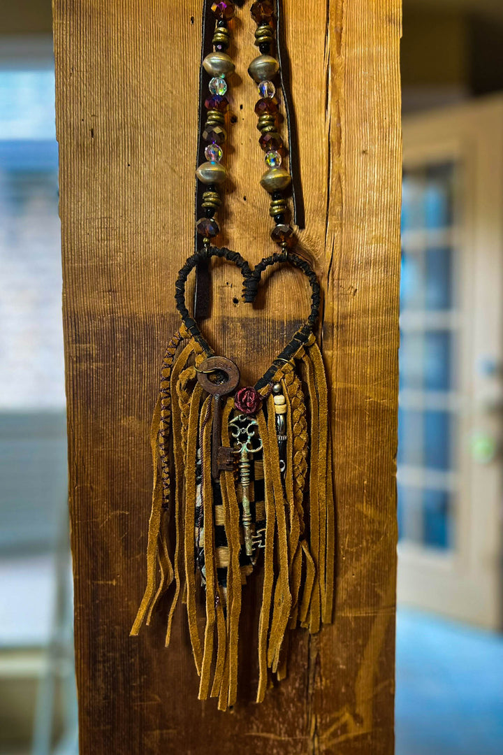 Follow Your Heart Rustic Necklace