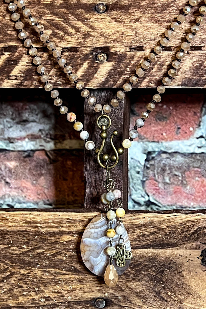 JASPER NATURAL STONE NECKLACE