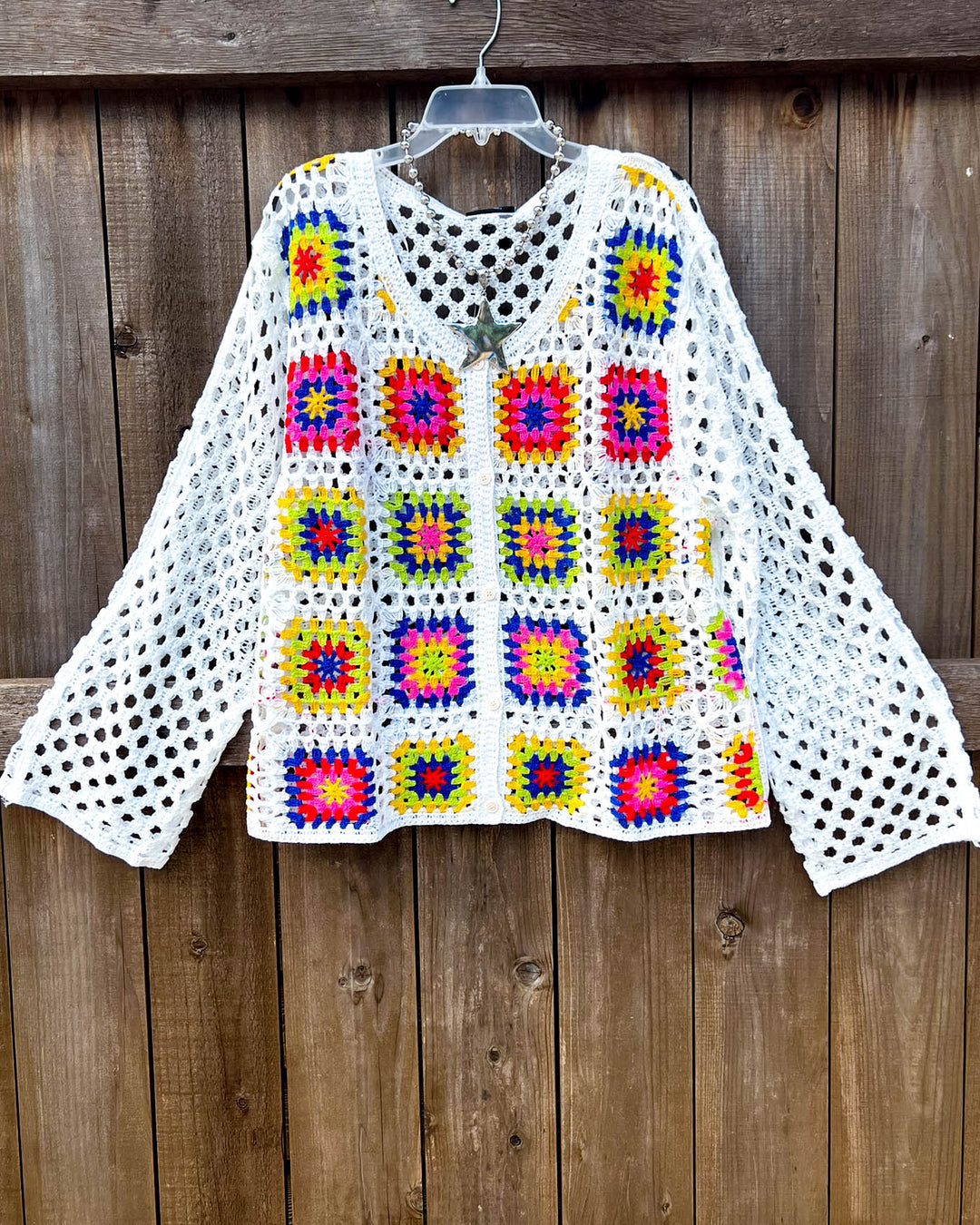 Sunset Walks Throwover Top Multi-Color