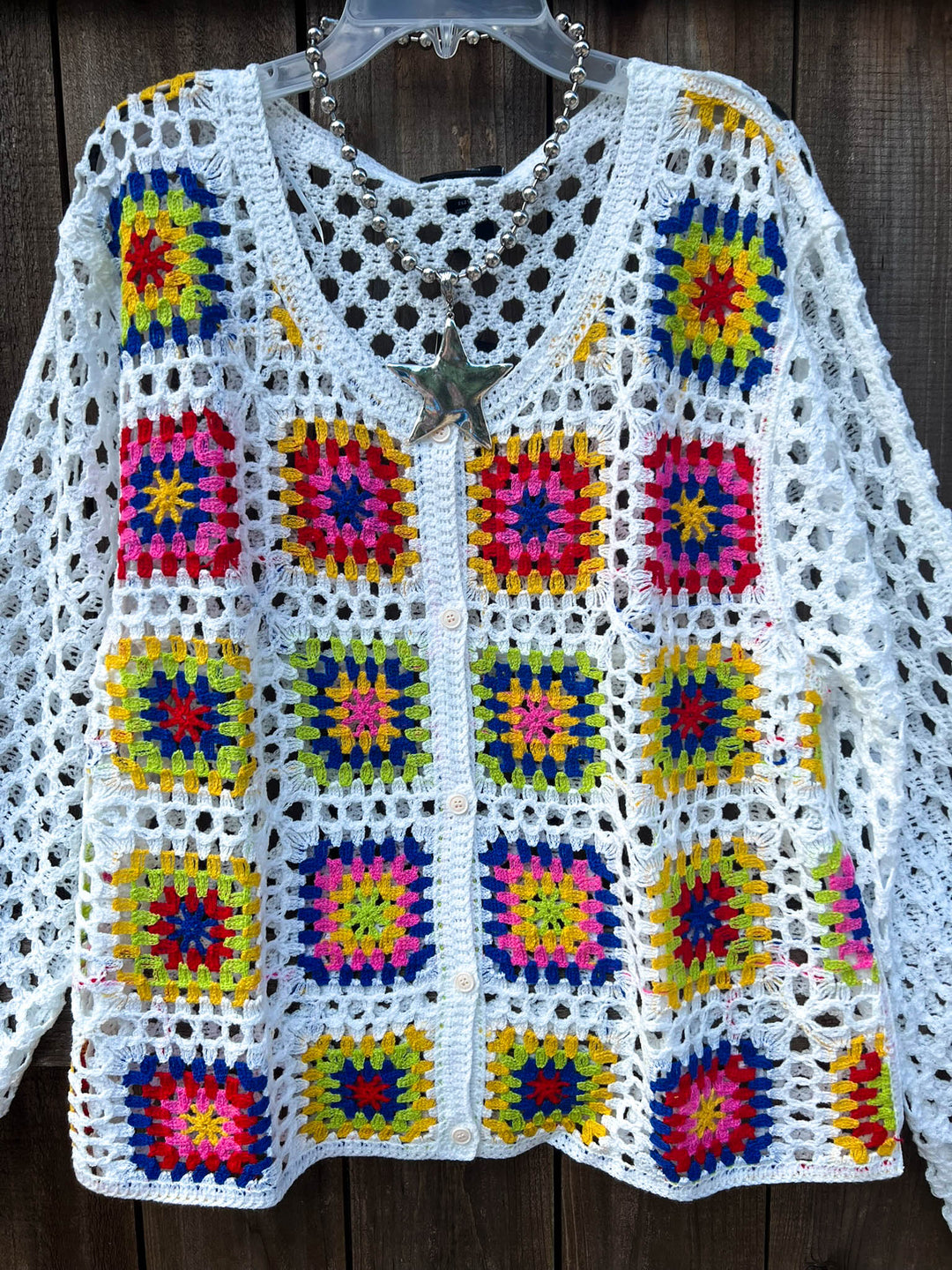 Sunset Walks Throwover Top Multi-Color