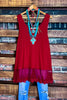 A Timeless Touch Red Lace Extender Top