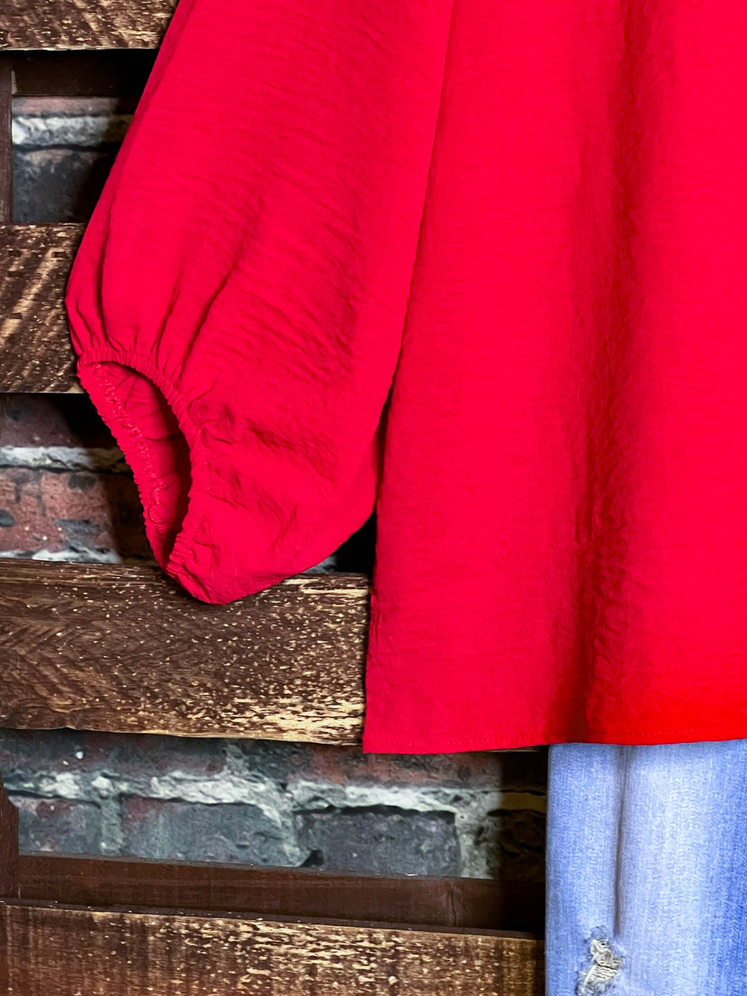 24-26 SIZE -RADIANCE RED TOP ---------SALE