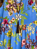14-20 SIZE - A FRESH START BLUE FLORAL BABYDOLL TOP ----------- SALE