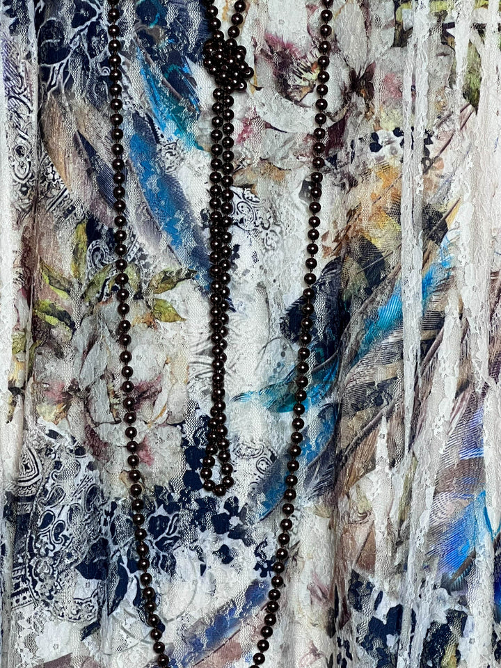 A World Full Of Wonder Lace Dress Tunic Multi-Color