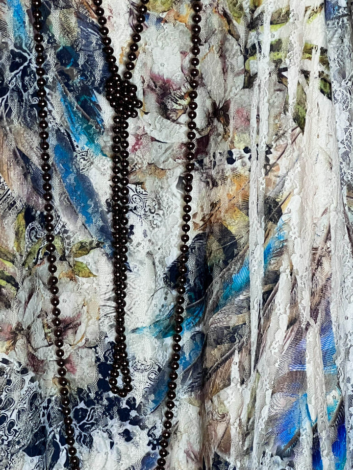 A World Full Of Wonder Lace Dress Tunic Multi-Color