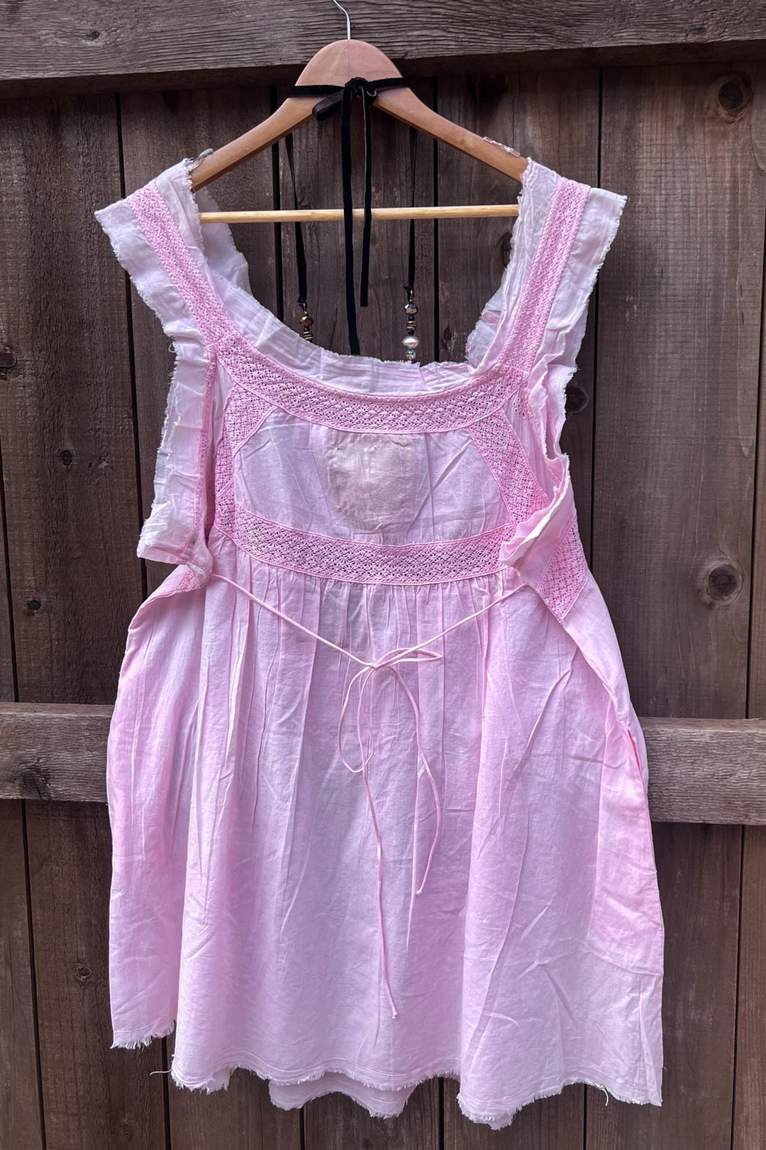 Whispering Love Pink Shabby Top -100% Cotton