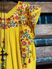 14 - 16 Embroidered Top in Yellow --------- Sale