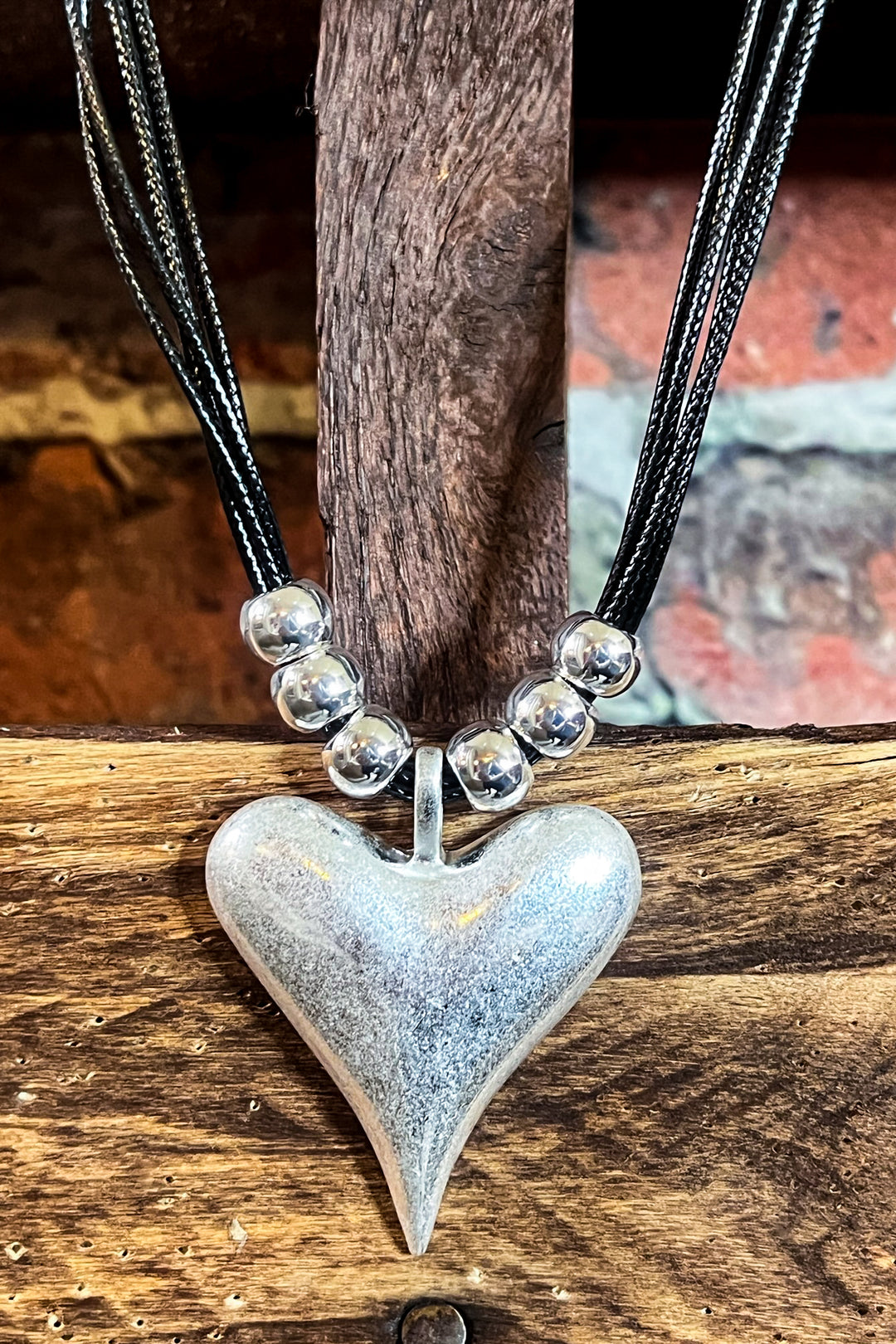 PROMISE IN MY HEART NECKLACE IN SILVER COLOR