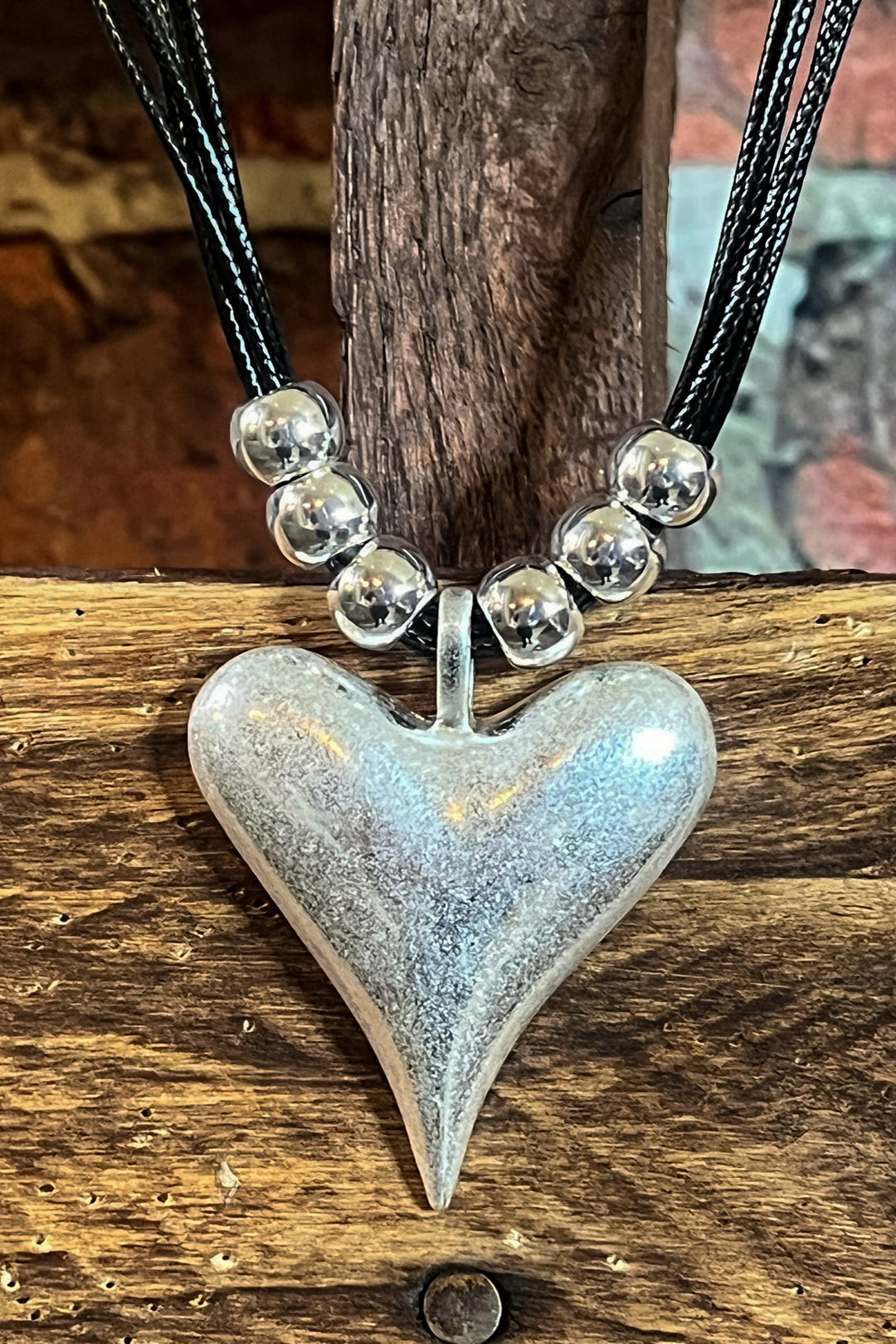 PROMISE IN MY HEART NECKLACE IN SILVER COLOR