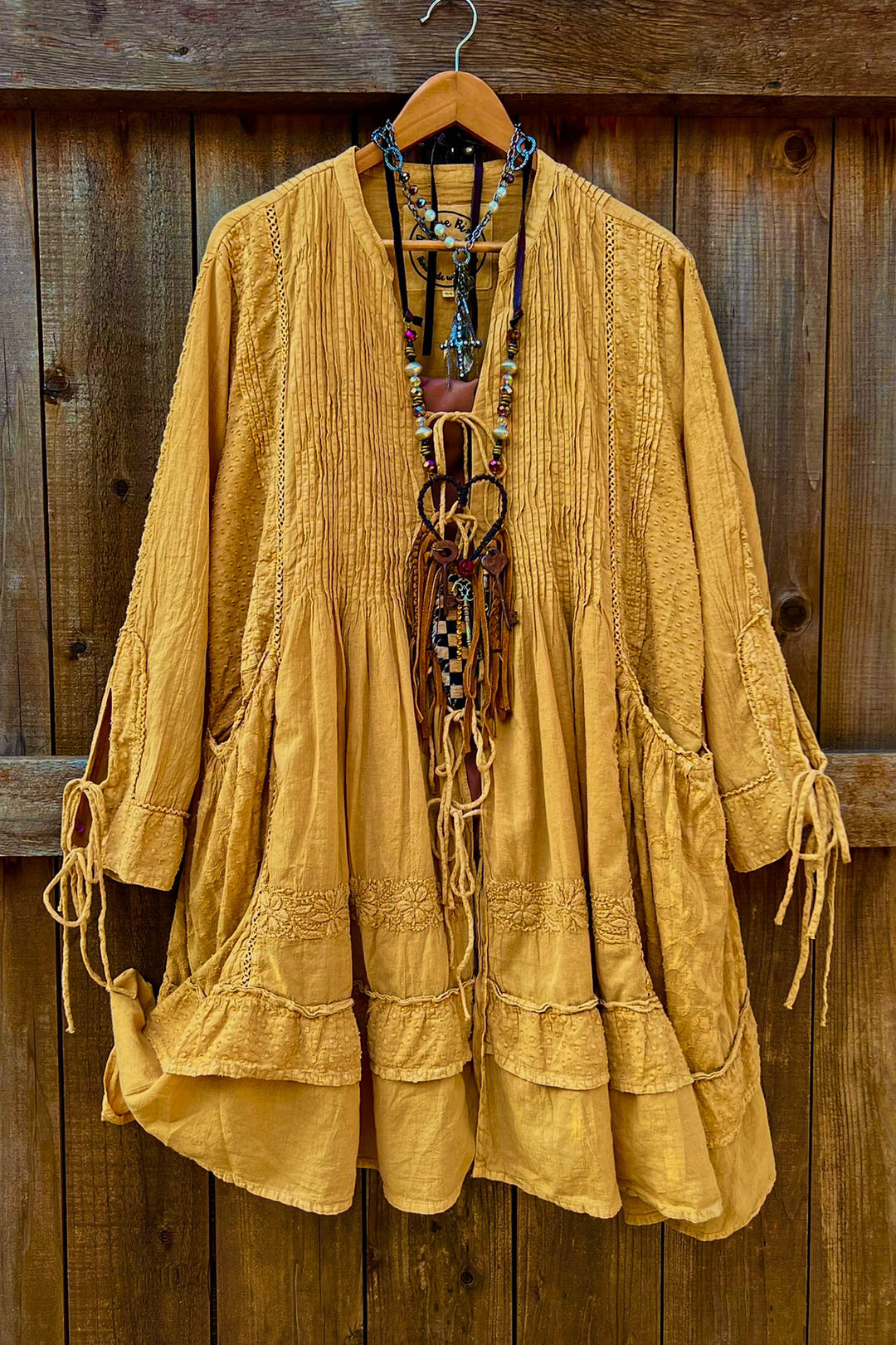 Forever Timeless Jacket Mustard - 100% Cotton