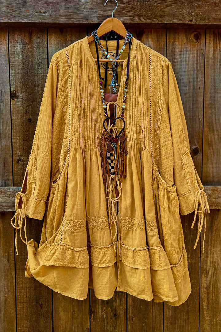 Forever Timeless Jacket Mustard - 100% Cotton