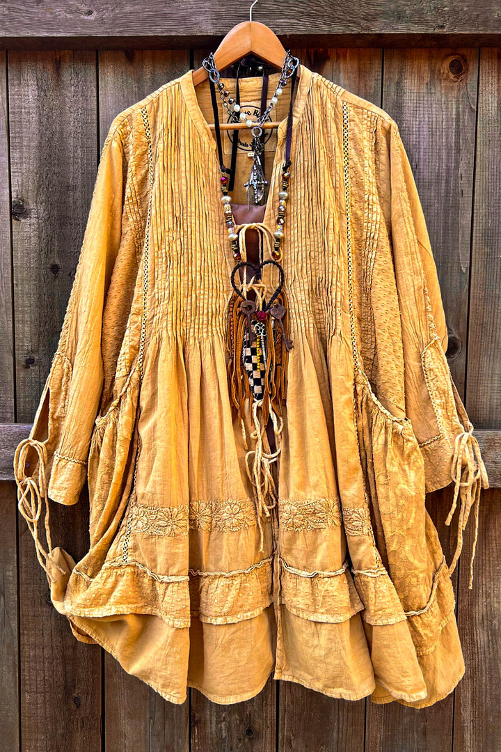 Forever Timeless Jacket Mustard - 100% Cotton