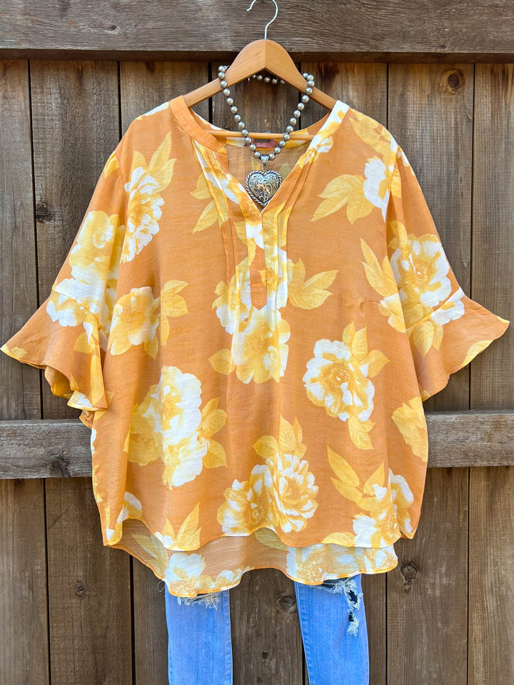 Bright Sunshiny Day Oversized Tunic