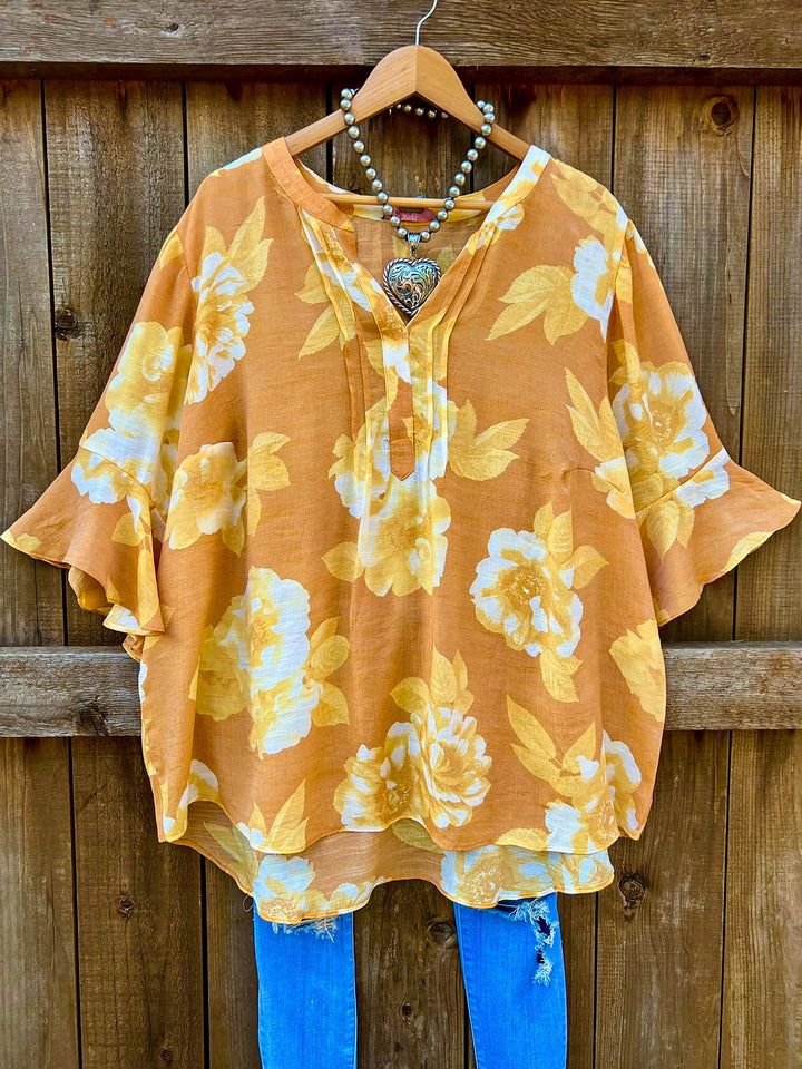 Bright Sunshiny Day Oversized Tunic
