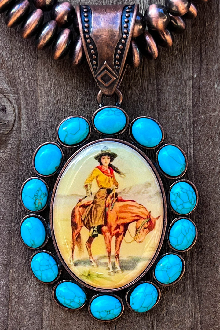 Willd Horse Turquoise Necklace