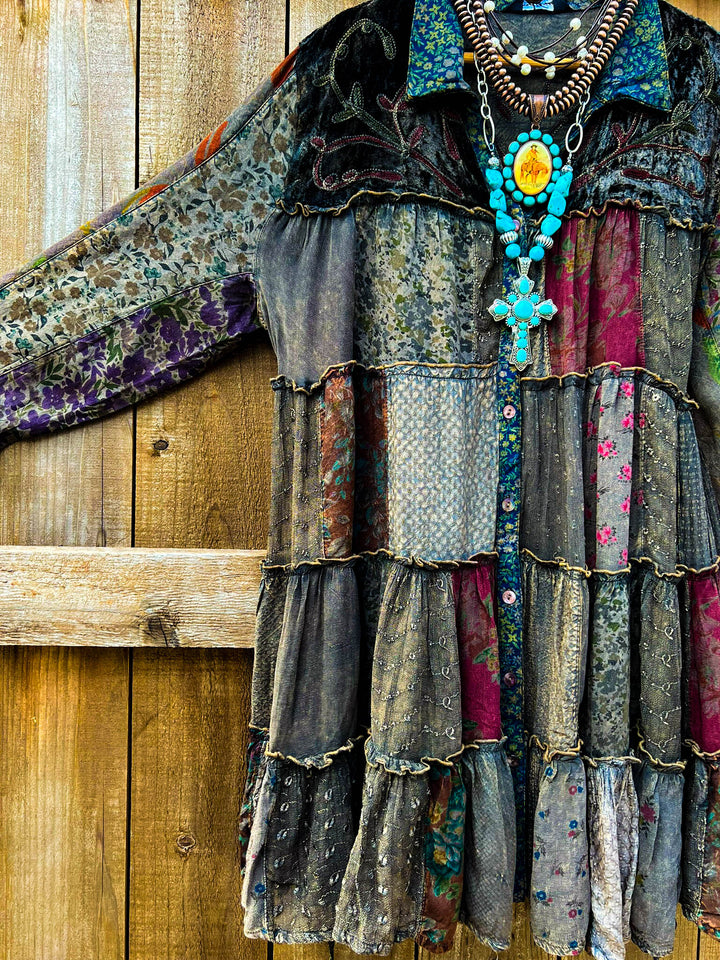 Enchanted Meadows Tunic - Amber
