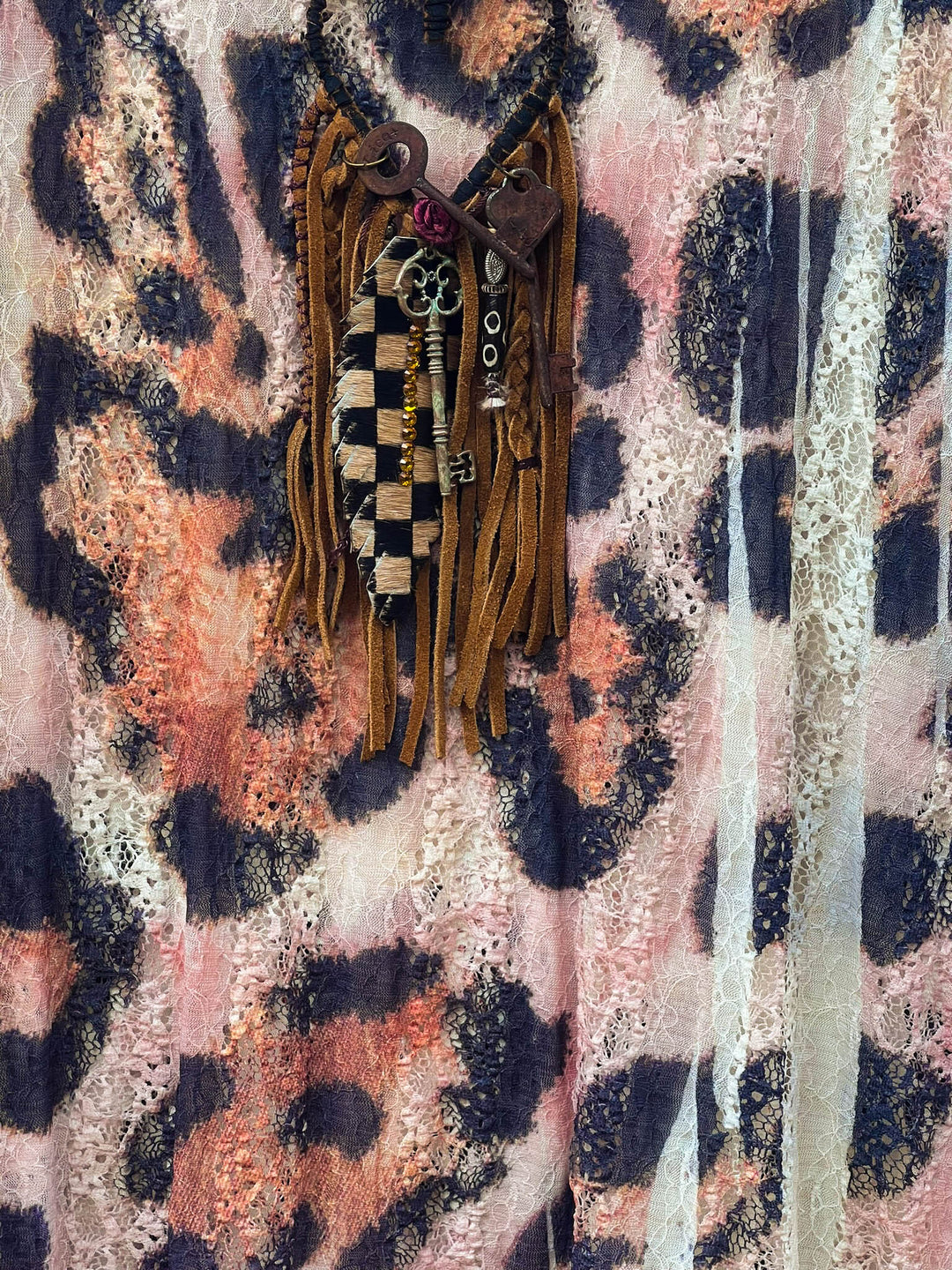 The Best Charm & Fab Leopard Lace Dress -Tunic