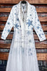 Whisper Your Wishes Blue Stars Long Jacket Mesh Tulle