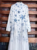 Whisper Your Wishes Blue Stars Long Jacket Mesh Tulle